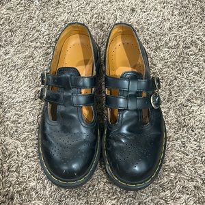 MaryJane DocMartens Black Real Leather - size 39